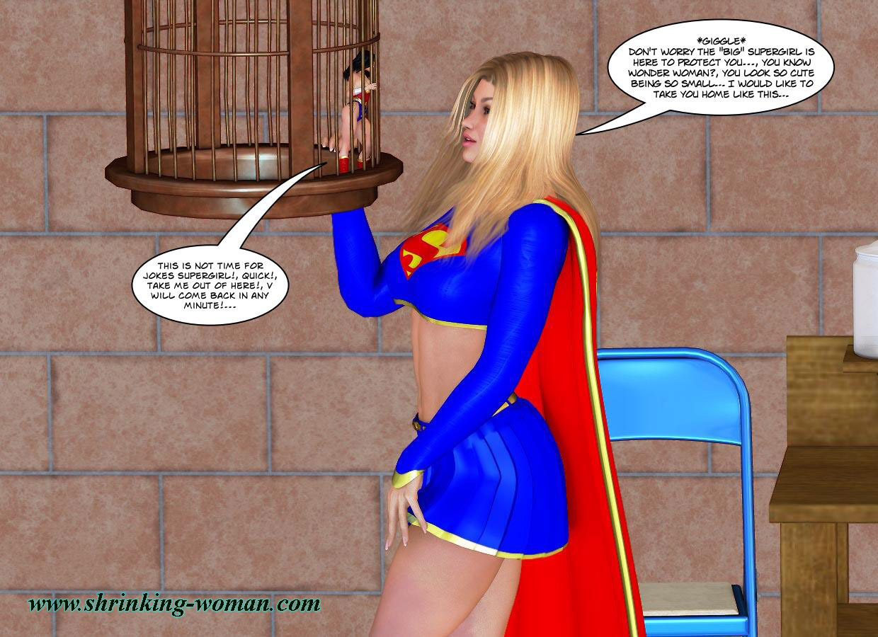 Shrunken Supergirl Mega Porn Pics